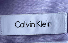 Load image into Gallery viewer, Calvin Klein Mens Light Purple Regular Fit Collared Non-Iron Dress Shirt Size 16
