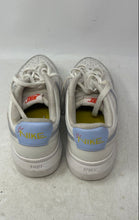 Load image into Gallery viewer, Nike Womens Court Vision Alta DV2176-001 White Blue Sneaker Shoes Size 9
