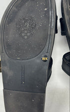 Load image into Gallery viewer, Vince Camuto Womens Noryna Black Leather Open Toe Slip-On Slide Sandals Size 8M
