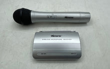 Load image into Gallery viewer, Memorex Model MKA381 Silver Handheld Wireless Microphone Not Tested
