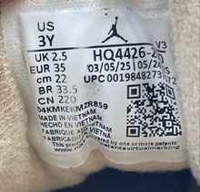 Load image into Gallery viewer, Authentic Nike Boys Air Jordan MVP 92 Beige Sneakers Shoes Size 3Y Stained
