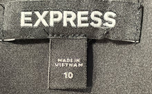 Load image into Gallery viewer, Express Womens Black Sweetheart Neck Strapless Cropped Blouse Top Size 10
