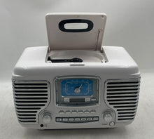 Load image into Gallery viewer, Crosley Corsair Radio With Compact Digital Audio Model CR612B-WH Untested
