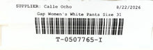 Load image into Gallery viewer, Gap Womens White Pockets Stretch Denim Curvy Legging Jeans Pants Size 31
