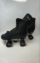 Load image into Gallery viewer, Chicago Skates Mens Black Leather Lace-Up Ankle Roller Skates Size 8
