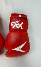 Load image into Gallery viewer, YAG Mens Red Leather Punching Sparring Beginners Training 12oz Boxing Gloves
