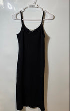 Load image into Gallery viewer, H&amp;M Womens Black Sleeveless Scoop Neck Spaghetti Strap Tank Dress Size Small
