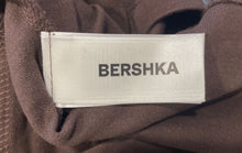 Load image into Gallery viewer, Authentic Bershka Womens Brown Printed Cotton Short Sleeve T-Shirt Size S
