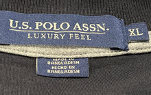 Load image into Gallery viewer, U.S. Polo Assn. Mens Black Cotton Spread Collar Short Sleeve Polo Shirt Size XL
