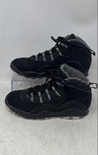 Load image into Gallery viewer, Nike Kids Air Jordan 10 Retro Black Mid Top Lace-Up Sneaker Shoes Size 2Y
