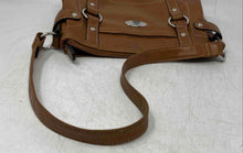Load image into Gallery viewer, Treviso Womens Brown Faux Leather Outer Zipper Pockets Single Strap Shoulder Bag
