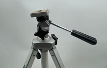 Load image into Gallery viewer, Velbon TGK-33 Silver Aluminum Tilt Head Adjustable Leg Digital Camera Tripod
