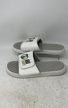 Load image into Gallery viewer, Islide Mens White Boston Celtics Open Toe NBA Champs Slide Sandals Size 10

