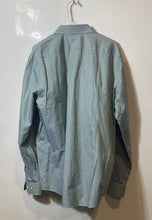 Load image into Gallery viewer, Hugo Boss Mens Green Check Cotton Sharp Fit Dress Shirt Size 17.5 36/37
