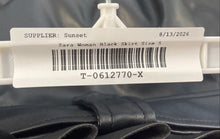 Load image into Gallery viewer, Zara Womens Black Pleated Hem Pockets Belted Mini Skirt Size Small

