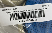 Load image into Gallery viewer, Sperry Womens Seaside Royal Blue Leather Perforated Sneaker Shoes Size 8.5M
