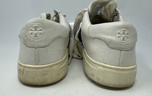 Load image into Gallery viewer, Authentic Tory Burch Womens Carter White Blue Leather Sneakers Shoes Size 9 M
