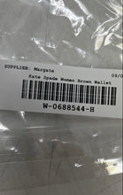 Load image into Gallery viewer, Kate Spade New York Womes Brown Leila Card Holder Keychain ID Wristlet Wallet
