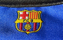 Load image into Gallery viewer, Boys Black FC Barcelona International Club Soccer Pullover Hoodie Size Small
