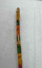 Load image into Gallery viewer, Handcrafted Multicolor Carved Faces Wooden Hiking Walking Stick
