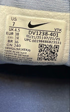 Load image into Gallery viewer, Nike Womens Motiva DV1238-401 Blue Lace-Up Low Top Sneaker Shoes Size 7
