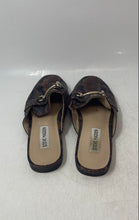 Load image into Gallery viewer, Steve Madden Womens Kandi Brown Faux Snakeskin Slip-On Mule Flats Size 7
