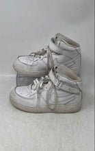 Load image into Gallery viewer, Nike Kids Air Force 1 Mid '07 White Leather Lace-Up Sneaker Shoes Size 1.5Y
