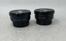 Load image into Gallery viewer, Velonar Black Auto Focus Wide-Angle Camera Lens 2 Piece Untested
