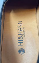 Load image into Gallery viewer, Hi &amp; Haan Mens Blue Striped Round Toe Slip-On Loafer Shoes Size 7
