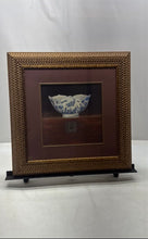 Load image into Gallery viewer, Renwil Inc Blue White Bowl Picture Gold Color Frame Art Print By Arnie R. Fisk
