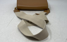 Load image into Gallery viewer, Zara Womens Brown Leather Flap Inner Divider Detachable Strap Crossbody Bag
