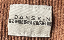 Load image into Gallery viewer, Danskin Intimates Womens Brown Adjustable Strap Ribbed Sports Bra Size Medium
