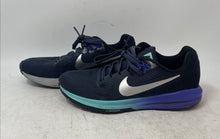 Load image into Gallery viewer, Nike Womens Air Zoom Structure 21 904701-401 Blue Lace-Up Sneaker Shoes Size 7
