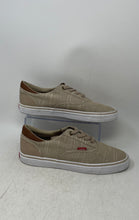 Load image into Gallery viewer, Levi's Comfort Mens Ethan Beige Low Top Lace-Up Tennis Shoes Size 9.5
