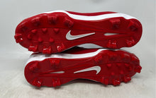 Load image into Gallery viewer, Nike Mens Huarache 2KFilth Pro Low Red Gray Baseball Cleats Size 15
