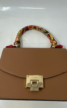 Load image into Gallery viewer, Aldo Womens Light Brown Leather Inner Pocket Shoulder Strap Satchel Handbag
