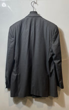 Load image into Gallery viewer, Borghese Mens Gray Wool Pockets Double-Breasted Long Sleeve Two Button Blazer 42

