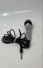 Load image into Gallery viewer, Memorex Silver-Tone Black Handheld Dynamic Wired Microphone Not Tested
