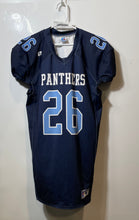 Load image into Gallery viewer, Russell Athletic Mens Blue Short Sleeve Panthers #26 Football Jersey Size Medium

