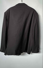 Load image into Gallery viewer, Pierre Loren Mens Gray Notch Lapel Single-Breasted Two-Button Blazer Size 54R
