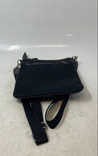 Load image into Gallery viewer, Coach Womens Black Monogram Outer Pockets Adjustable Strap Crossbody Bag
