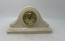 Load image into Gallery viewer, Lenox Timely Traditions Tambour Porcelain Mantel Clock Not Tested
