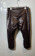 Load image into Gallery viewer, Lululemon Womens Dark Brown Shimmer Pull On Activewear Cropped Leggings Size 14
