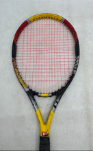 Load image into Gallery viewer, Wilson Surge-X Yellow Red And Black Comfort Grip Pro Tennis Racquet
