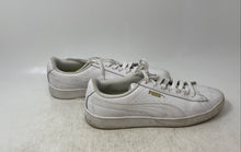 Load image into Gallery viewer, Puma Womens Vikky V2 White Leather Low Top Lace-Up Sneaker Shoes Size 9
