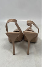 Load image into Gallery viewer, Aldo Womens Lysandre Beige Leather Pointed Toe Slip-On Slingback Heels Size 8
