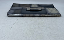 Load image into Gallery viewer, Nora Lozza Womens Gray Brown Snakeskin Print Inner Pockets Clutch Purse
