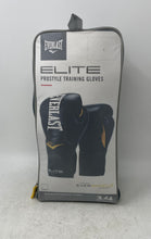 Load image into Gallery viewer, Everlast Elite Black Pro Style Adjustable Strap Training Boxing Glove With Case
