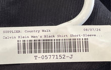 Load image into Gallery viewer, Calvin Klein Mens Black Crew Neck Short Sleeve Pullover T-Shirt Size Medium
