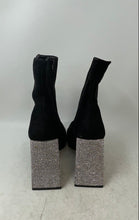 Load image into Gallery viewer, Anne Michelle Womens Black Side Zip Casual Block Heel Ankle Booties Size 38
